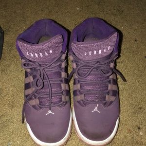 purple jordans size 5.5y